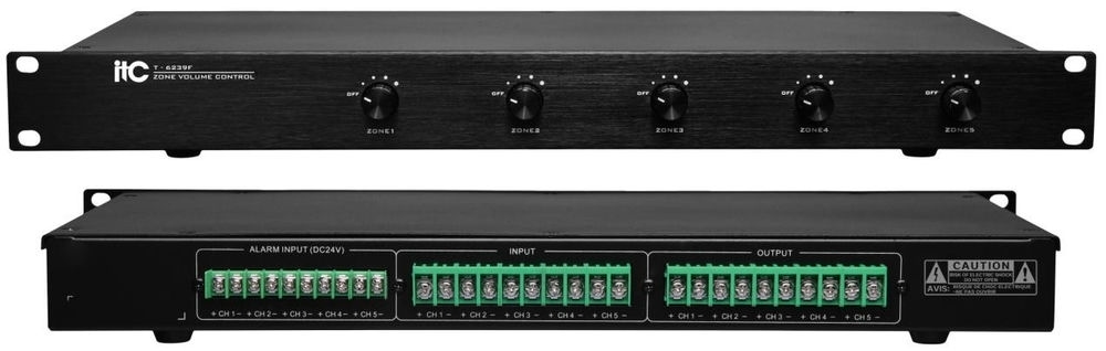 Bộ chỉnh âm lượng ITC T-6239F có by-pass báo cháy | TOA