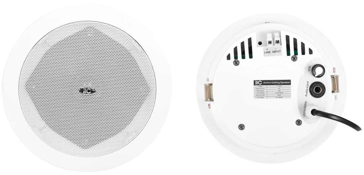 Loa âm trần ITC T-105FP 6W liền công suất, chạy 220V | TOA