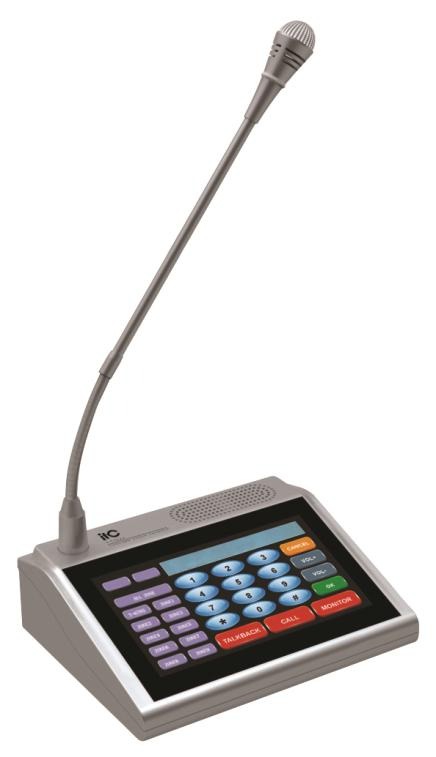 Bàn gọi phân vùng IP với màn hình cảm ứng 7 inch ITC T-7702A | TOA
