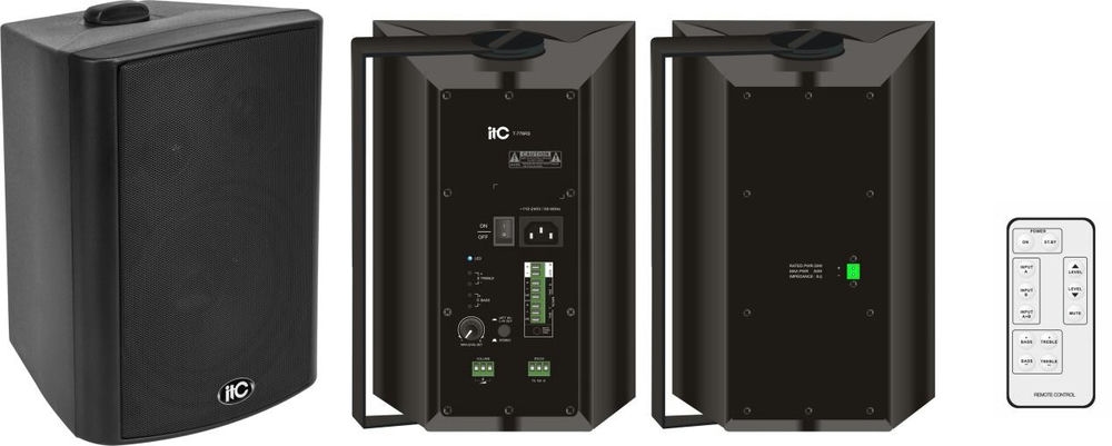 Loa hộp ITC T-776RS liền công suất Stereo 2x20W, có điều khiển | TOA