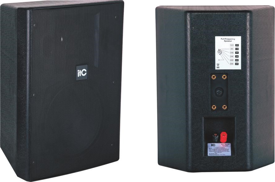 Loa gắn tường ITC T-778P màu đen, công suất tối đa 80W | TOA