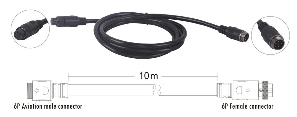 Dây nối dài 10m 2 đầu giắc đực, giắc cái ITC TS-10D | TOA