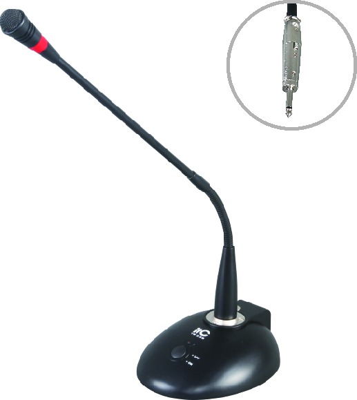 Mic cổ ngỗng ITC TS-338 để bàn, bục phát biểu | TOA
