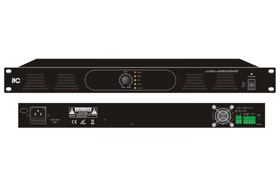 Amply Class D ITC T-1240DS công suất 240W | TOA