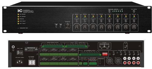 Bộ điều khiển mở rộng ITC VA-6200MS hỗ trợ 8 vùng loa kèm công suất 500W | Sản phẩm chính hãng