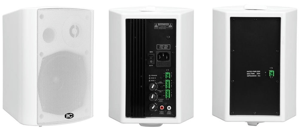 Loa hộp ITC T-775AW liền công suất Stereo 2x20W | TOA
