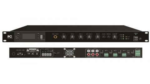 Amply ITC T-B650DTB liền Mixer công suất 650W với MP3, Tuner, Bluetooth